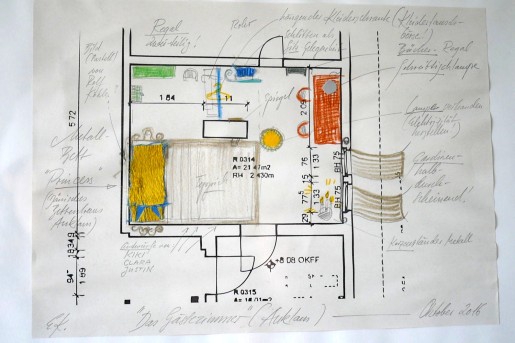 Grundriss eines Hauses